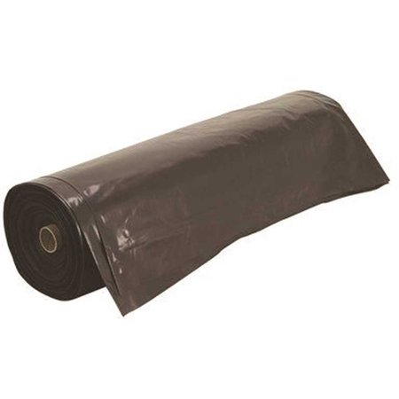 FROST KING 10 ft. W x 100 ft. L 4 mil Black Plastic Sheeting Roll P1014B